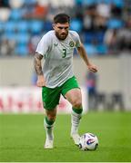 10 June 2025; Ryan Manning of Republic of Ireland during the international friendly match between Luxembourg and Republic of Ireland at Stade de Luxembourg in Luxembourg. Photo by Stephen McCarthy/Sportsfile