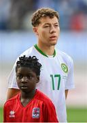 10 June 2025; Kasey McAteer of Republic of Ireland before the international friendly match between Luxembourg and Republic of Ireland at Stade de Luxembourg in Luxembourg. Photo by Stephen McCarthy/Sportsfile