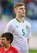 10 June 2025; Jake O'Brien of Republic of Ireland before the international friendly match between Luxembourg and Republic of Ireland at Stade de Luxembourg in Luxembourg. Photo by Stephen McCarthy/Sportsfile