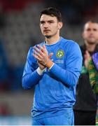 10 June 2025; Republic of Ireland goalkeeper Max O'Leary after the international friendly match between Luxembourg and Republic of Ireland at Stade de Luxembourg in Luxembourg. Photo by Stephen McCarthy/Sportsfile