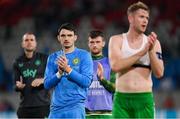 10 June 2025; Republic of Ireland goalkeeper Max O'Leary after the international friendly match between Luxembourg and Republic of Ireland at Stade de Luxembourg in Luxembourg. Photo by Stephen McCarthy/Sportsfile