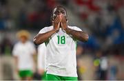10 June 2025; Festy Ebosele of Republic of Ireland after the international friendly match between Luxembourg and Republic of Ireland at Stade de Luxembourg in Luxembourg. Photo by Stephen McCarthy/Sportsfile