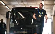 10 June 2025; Republic of Ireland assistant head coach John O'Shea arrives for the international friendly match between Luxembourg and Republic of Ireland at Stade de Luxembourg in Luxembourg. Photo by Stephen McCarthy/Sportsfile