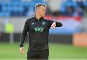 10 June 2025; Republic of Ireland head of athletic performance Damien Doyle during the international friendly match between Luxembourg and Republic of Ireland at Stade de Luxembourg in Luxembourg. Photo by Stephen McCarthy/Sportsfile