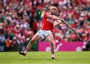 7 June 2025; Shane Barrett of Cork during the Munster GAA Hurling Senior Championship final match between Limerick and Cork at TUS Gaelic Grounds in Limerick. Photo by Piaras Ó Mídheach/Sportsfile