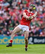7 June 2025; Séamus Harnedy of Cork during the Munster GAA Hurling Senior Championship final match between Limerick and Cork at TUS Gaelic Grounds in Limerick. Photo by Piaras Ó Mídheach/Sportsfile