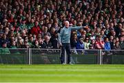 7 June 2025; Limerick manager John Kiely during the Munster GAA Hurling Senior Championship final match between Limerick and Cork at TUS Gaelic Grounds in Limerick. Photo by Piaras Ó Mídheach/Sportsfile