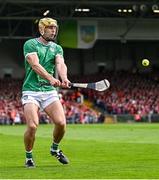 7 June 2025; Dan Morrissey of Limerick during the Munster GAA Hurling Senior Championship final match between Limerick and Cork at TUS Gaelic Grounds in Limerick. Photo by Piaras Ó Mídheach/Sportsfile