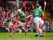 7 June 2025; Kyle Hayes of Limerick during the Munster GAA Hurling Senior Championship final match between Limerick and Cork at TUS Gaelic Grounds in Limerick. Photo by Piaras Ó Mídheach/Sportsfile