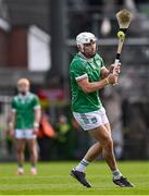 7 June 2025; Aaron Gillane of Limerick during the Munster GAA Hurling Senior Championship final match between Limerick and Cork at TUS Gaelic Grounds in Limerick. Photo by Piaras Ó Mídheach/Sportsfile