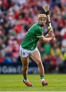 7 June 2025; Adam English of Limerick during the Munster GAA Hurling Senior Championship final match between Limerick and Cork at TUS Gaelic Grounds in Limerick. Photo by Piaras Ó Mídheach/Sportsfile