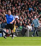 7 June 2025; Limerick manager John Kiely during the Munster GAA Hurling Senior Championship final match between Limerick and Cork at TUS Gaelic Grounds in Limerick. Photo by Piaras Ó Mídheach/Sportsfile