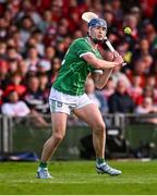 7 June 2025; Shane O'Brien of Limerick during the Munster GAA Hurling Senior Championship final match between Limerick and Cork at TUS Gaelic Grounds in Limerick. Photo by Piaras Ó Mídheach/Sportsfile