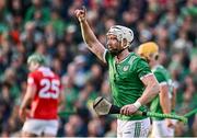 7 June 2025; Cian Lynch of Limerick with a blood injury during the Munster GAA Hurling Senior Championship final match between Limerick and Cork at TUS Gaelic Grounds in Limerick. Photo by Piaras Ó Mídheach/Sportsfile