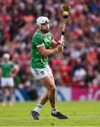 7 June 2025; Aaron Gillane of Limerick during the Munster GAA Hurling Senior Championship final match between Limerick and Cork at TUS Gaelic Grounds in Limerick. Photo by Piaras Ó Mídheach/Sportsfile