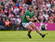 7 June 2025; Darragh O'Donovan of Limerick during the Munster GAA Hurling Senior Championship final match between Limerick and Cork at TUS Gaelic Grounds in Limerick. Photo by Piaras Ó Mídheach/Sportsfile