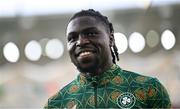 10 June 2025; Festy Ebosele of Republic of Ireland before the international friendly match between Luxembourg and Republic of Ireland at Stade de Luxembourg in Luxembourg. Photo by Stephen McCarthy/Sportsfile