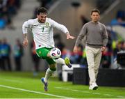 10 June 2025; Troy Parrott of Republic of Ireland during the international friendly match between Luxembourg and Republic of Ireland at Stade de Luxembourg in Luxembourg. Photo by Stephen McCarthy/Sportsfile