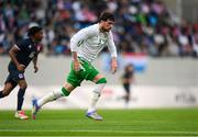 10 June 2025; Troy Parrott of Republic of Ireland during the international friendly match between Luxembourg and Republic of Ireland at Stade de Luxembourg in Luxembourg. Photo by Stephen McCarthy/Sportsfile