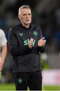 10 June 2025; Republic of Ireland goalkeeping coach Gudmundur Hreidarsson after the international friendly match between Luxembourg and Republic of Ireland at Stade de Luxembourg in Luxembourg. Photo by Stephen McCarthy/Sportsfile