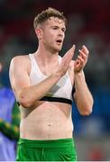 10 June 2025; Nathan Collins of Republic of Ireland after the international friendly match between Luxembourg and Republic of Ireland at Stade de Luxembourg in Luxembourg. Photo by Stephen McCarthy/Sportsfile