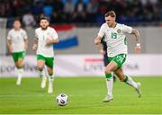 10 June 2025; Jack Taylor of Republic of Ireland during the international friendly match between Luxembourg and Republic of Ireland at Stade de Luxembourg in Luxembourg. Photo by Stephen McCarthy/Sportsfile