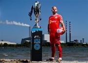 13 June 2025; Mark Coyle of Shelbourne during a Football Doesn’t Stop for the Summer photocall for Virgin Media Television on Sandymount Beach in Dublin. Photo by David Fitzgerald/Sportsfile