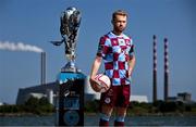 13 June 2025; Paul Doyle of Drogheda United during a Football Doesn’t Stop for the Summer photocall for Virgin Media Television on Sandymount Beach in Dublin. Photo by David Fitzgerald/Sportsfile