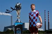13 June 2025; Paul Doyle of Drogheda United during a Football Doesn’t Stop for the Summer photocall for Virgin Media Television on Sandymount Beach in Dublin. Photo by David Fitzgerald/Sportsfile