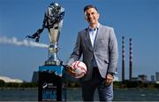 13 June 2025; Virgin Media presenter Tommy Martin during a Football Doesn’t Stop for the Summer photocall for Virgin Media Television on Sandymount Beach in Dublin. Photo by David Fitzgerald/Sportsfile