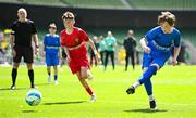 11 June 2025; Kai Phoenix of Kentstown NS, Meath, during the FAI Primary 5s Finals Day at the Aviva Stadium in Dublin. Photo by Seb Daly/Sportsfile