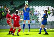 11 June 2025; Abi Doyle Kinsella of Marshalstown NS, Wexford, during the FAI Primary 5s Finals Day at the Aviva Stadium in Dublin. Photo by Seb Daly/Sportsfile