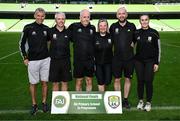 11 June 2025; Scoil Íosagáin, Buncrana, Inishowen, Donegal, teachers after the FAI Primary 5s Finals Day at the Aviva Stadium in Dublin. Photo by Seb Daly/Sportsfile
