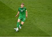 6 June 2025; Nathan Collins of Republic of Ireland during the international friendly match between Republic of Ireland and Senegal at the Aviva Stadium in Dublin. Photo by Piaras Ó Mídheach/Sportsfile
