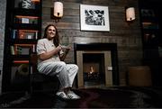 12 June 2025; Westmeath star Sarah Dillon is pictured with The Croke Park Hotel/LGFA Player of the Month award for May 2025, at The Croke Park Hotel in Jones Road, Dublin. Sarah scored 1-4 in the 2025 TG4 Leinster Final victory over Laois – and six points in the semi-final win against Wexford. Photo by Ben McShane/Sportsfile