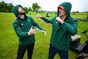12 June 2025; Jack Marley OLY, left, and Philip Doyle OLY during the annual Team Ireland Olympic Golf Fundraiser at The K Club in Kildare in support of the Make a Difference fund, helping athletes pursue their sporting dreams. Photo by David Fitzgerald/Sportsfile