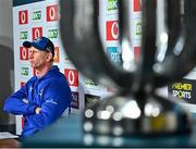12 June 2025; Head coach Leo Cullen during a Leinster Rugby media conference at Croke Park in Dublin. Photo by Piaras Ó Mídheach/Sportsfile