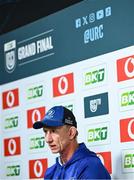 12 June 2025; Head coach Leo Cullen during a Leinster Rugby media conference at Croke Park in Dublin. Photo by Piaras Ó Mídheach/Sportsfile