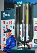 12 June 2025; Head coach Leo Cullen during a Leinster Rugby media conference at Croke Park in Dublin. Photo by Piaras Ó Mídheach/Sportsfile