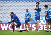12 June 2025; James Ryan, left, during a Leinster Rugby captain's run at Croke Park in Dublin. Photo by Piaras Ó Mídheach/Sportsfile