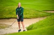 12 June 2025; Sarah Hawkshaw OLY during the annual Team Ireland Olympic Golf Fundraiser at The K Club in Kildare in support of the Make a Difference fund, helping athletes pursue their sporting dreams. Photo by David Fitzgerald/Sportsfile
