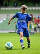 11 June 2025; Patryk Jachymczak of Lusk SNS, Dublin, during the FAI Primary 5s Finals Day at the Aviva Stadium in Dublin. Photo by Seb Daly/Sportsfile
