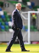 10 June 2025; Northern Ireland manager Michael O'Neill before the International Friendly between Northern Ireland and Iceland at Clearer Twist National Football Stadium at Windsor Park in Belfast. Photo by Ramsey Cardy/Sportsfile