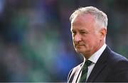 10 June 2025; Northern Ireland manager Michael O'Neill before the International Friendly between Northern Ireland and Iceland at Clearer Twist National Football Stadium at Windsor Park in Belfast. Photo by Ramsey Cardy/Sportsfile