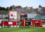 13 June 2025; A general view of Tolka Park before the SSE Airtricity Men's Premier Division match between Shelbourne and Shamrock Rovers at Tolka Park in Dublin. Photo by Stephen McCarthy/Sportsfile