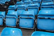 13 June 2025; A general view of seating before the SSE Airtricity Men's First Division match between Athlone Town and Kerry at Athlone Town Stadium in Westmeath. Photo by Thomas Flinkow/Sportsfile