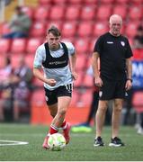 13 June 2025; Gavin Whyte of Derry City before the SSE Airtricity Men's Premier Division match between Derry City and Galway United at The Ryan McBride Brandywell Stadium in Derry. Photo by Ramsey Cardy/Sportsfile