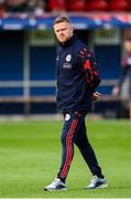 13 June 2025; Shelbourne manager Damien Duff before the SSE Airtricity Men's Premier Division match between Shelbourne and Shamrock Rovers at Tolka Park in Dublin. Photo by Stephen McCarthy/Sportsfile