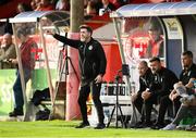 13 June 2025; Shamrock Rovers manager Stephen Bradley during the SSE Airtricity Men's Premier Division match between Shelbourne and Shamrock Rovers at Tolka Park in Dublin. Photo by Stephen McCarthy/Sportsfile