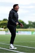 13 June 2025; Athlone Town manager Ian Ryan during the SSE Airtricity Men's First Division match between Athlone Town and Kerry at Athlone Town Stadium in Westmeath. Photo by Thomas Flinkow/Sportsfile